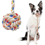 Zabawki dla psów - Zabawka Dla Psa Szarpak Gryzak Lina Aport - miniaturka - grafika 1