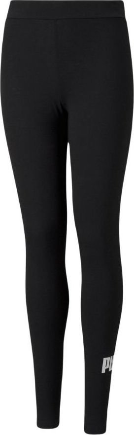Puma Legginsy dla dzieci Puma ESS Logo Leggings czarne 587035 01 116cm