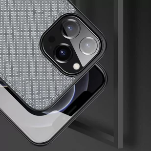 Dux Ducis Fino etui pokrowiec pokryty nylonowym materiałem iPhone 13 Pro Max szary - Etui i futerały do telefonów - miniaturka - grafika 4