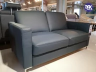 Sofy i kanapy - Sofa z szufladą BASIC -skóra 155 x 85 cm - miniaturka - grafika 1