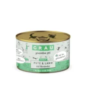 Mokra karma dla kotów - GRAU Adult bez zbóż, 6 x 200 g - Indyk i jagnięcina - miniaturka - grafika 1