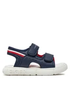 Buty dla chłopców - Tommy Hilfiger Sandały T1B2-33423-1591 S Niebieski - miniaturka - grafika 1