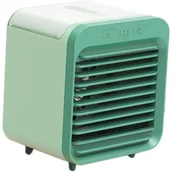 Wentylatory - Przenośna bezprzewodowa klimatyzacja, 3 tryby i prędkości wentylatora, zbiornik na wodę o pojemności 200 ml, przyjazna dla zwierząt (zielona) - miniaturka - grafika 1