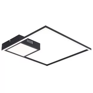 Rabalux Minimalistyczna LAMPA sufitowa SIRIUS 5286 plafon LED 30W 4000K kwadratowy czarny 5286 - Lampy sufitowe - miniaturka - grafika 1