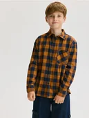 Bluzki dla chłopców - Reserved - Koszula w kratę - pomarańczowy - miniaturka - grafika 1