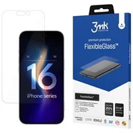 Szkła hartowane na telefon - Szkło hybrydowe 3MK FlexibleGlass do Apple iPhone 16 - miniaturka - grafika 1