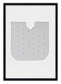 Ramki na zdjęcia - Ramka Na Zdjęcia Literka "U" Czarna.Ramka O Rozmiarze 21X30 Cm - miniaturka - grafika 1