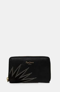 Pepe Jeans portfel EDEN WALLET damski kolor czarny PL070259 - Portfele - miniaturka - grafika 1