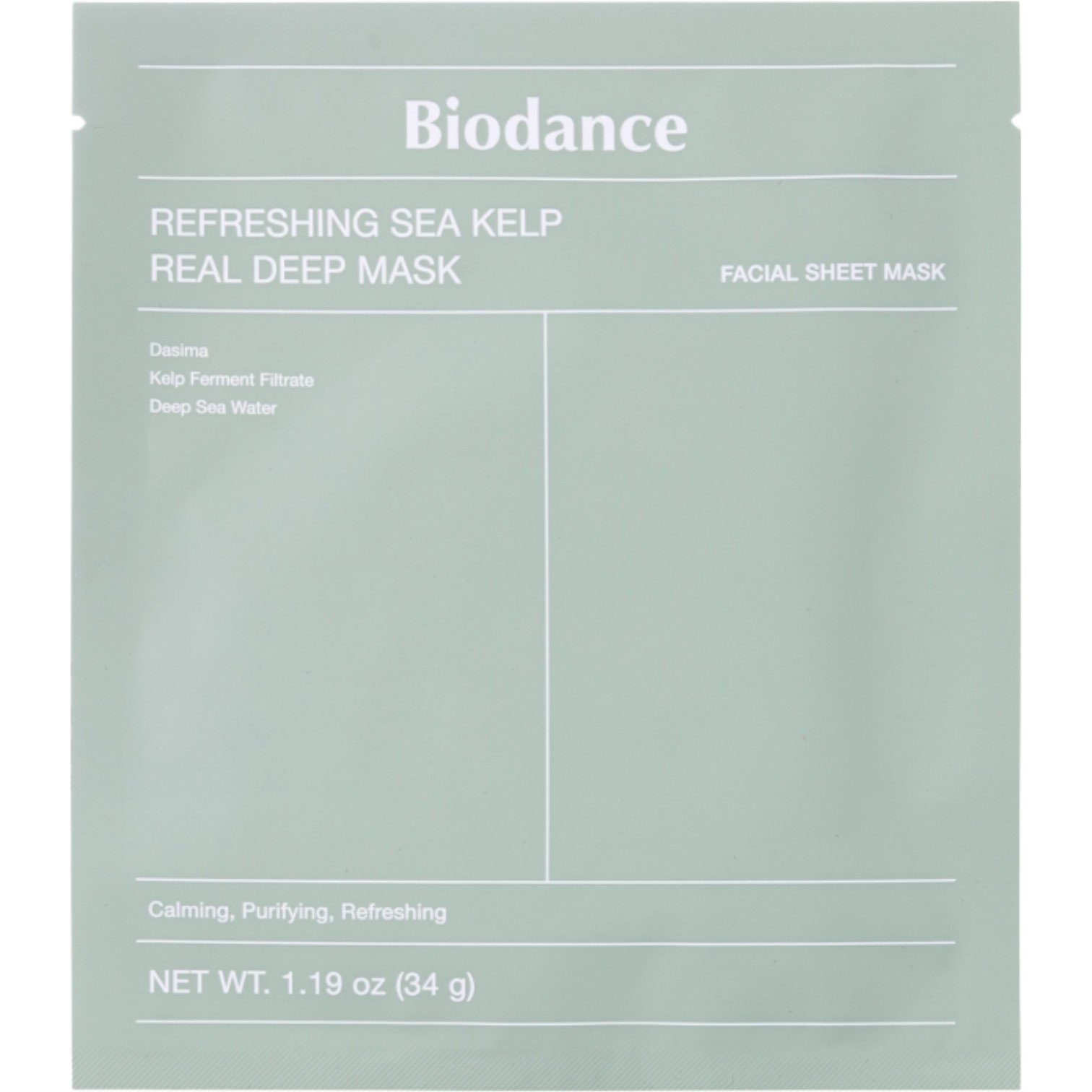 Biodance Refreshing Sea Kelp Real Deep Mask