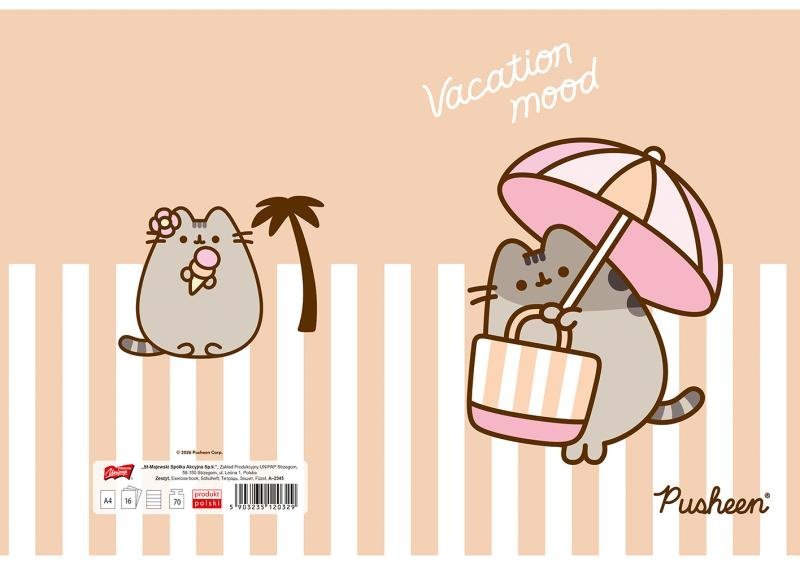 ZESZYT A4 32 = KOLOROWA PUSHEEN UNIPAP