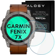 Akcesoria do smartwatchy - 2x Szkło Hartowane ochronne na zegarek Garmin Fenix 7X Alogy Screen Protector Watch+ - miniaturka - grafika 1