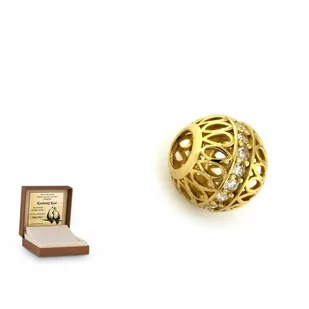 Złota zawieszka 585 charms charms prezent grawer - Charmsy - miniaturka - grafika 1