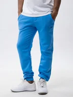 Dresy męskie - SPODNIE DRESOWE MĘSKIE BAWEŁNIANE Niebieskie Jigga Wear Mini KORONA XXL - miniaturka - grafika 1