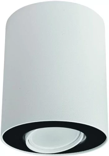 Nowodvorski LAMPA sufitowa SET 8898 metalowa ORPAWA downlight tuba minimalistyczna biała czarna 8898