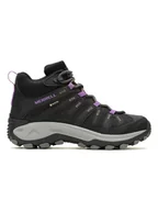 Buty trekkingowe damskie - Merrell Buty turystyczne "Claypool 2" w kolorze czarno-fioletowym - miniaturka - grafika 1