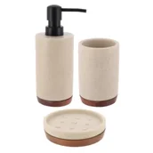 Akcesoria łazienkowe - Tendance Komplet łazienkowy Vegar - miniaturka - grafika 1