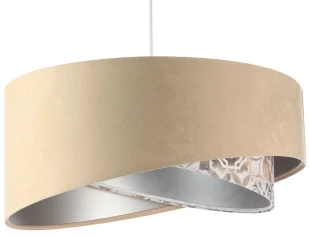 Beżowa lampa wisząca nad stół Fujevo - Lampy stojące - miniaturka - grafika 1