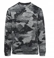 Bluzy męskie - Reebok Bluza Męska Szara Z Długim Rękawem Logo M 0A9B1_A* Tła - miniaturka - grafika 1