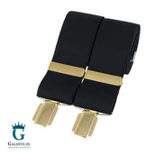 Dodatki do ubrań - Szelki do spodni Czarne BR-009 - miniaturka - grafika 1