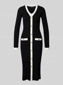 Sukienki - Sukienka z dzianiny o kroju slim fit z mieszanki wiskozy model ‘Laurel’ - miniaturka - grafika 1