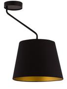 Lampy sufitowe - Sigma plafon Lizbona 1 E27 czarny/miedź 32119 32119 - miniaturka - grafika 1