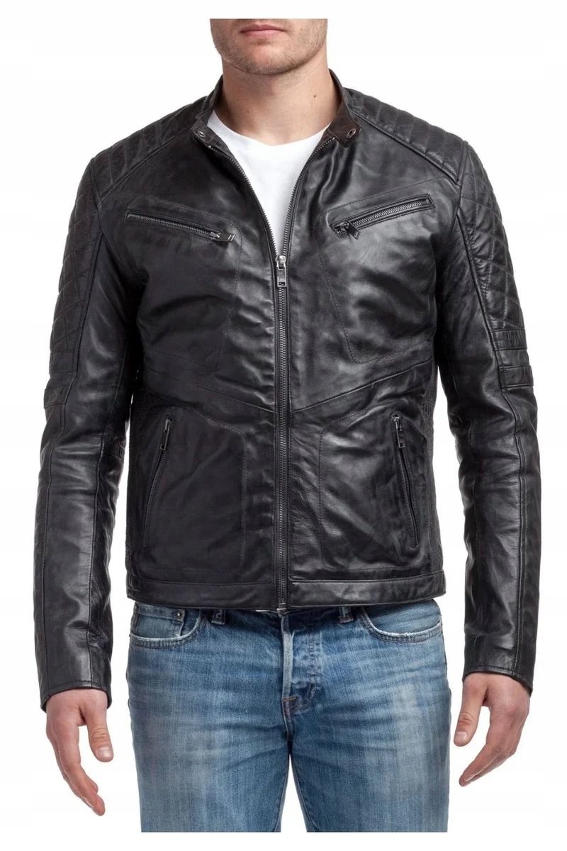 Lee Cooper Bomber kurtka męska pilotka Kolor CZARNA BARTABA Rozmiar.M