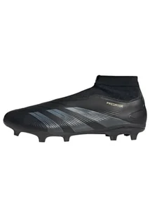 adidas Unisex's Predator24 League buty piłkarskie bez sznurowadeł, Rdzeń, czarny, węglowy, złoty, spotykany, 48 EU - Piłka nożna - miniaturka - grafika 1