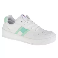 Buty sportowe damskie - Buty Tommy Hilfiger Low Cut Lace-Up Sneaker W T3A4-32143-1351A166 białe - miniaturka - grafika 1