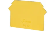 Kostki, złączki, wtyczki - Schneider PS-N1-PŁYTKA-SKRAJNA-KOLOR-ŻÓŁTY A41-8111 - miniaturka - grafika 1