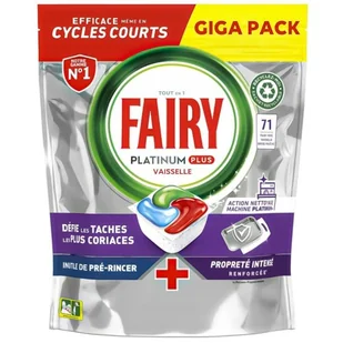 Fairy Platinum Original 71 sztuk – kapsułki do zmywarki, skuteczne mycie i połysk naczyń - Środki do zmywarek - miniaturka - grafika 1