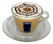 Filiżanki - Filiżanka szklana do kawy Cappuccino 160ml - LAVAZZA - miniaturka - grafika 1