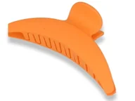 Ozdoby do włosów - Orientana, Klamra spinka do włosów podwójna pomarańczowa chers - miniaturka - grafika 1