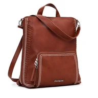 Torebki damskie - Plecak Desigual Trama Pretoria 25SAKP21 Brązowy - miniaturka - grafika 1