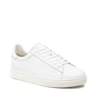 Sneakersy damskie - Sneakersy ARMANI EXCHANGE - XUX001 XV093 00001 White Rtl - miniaturka - grafika 1