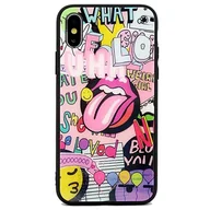 Etui i futerały do telefonów - Beline Etui Glass iPhone 6/6S wzór 2 (graffiti) - miniaturka - grafika 1