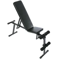 Ławki treningowe - Physionics Wielofunkcyjna ławka siłowa , 116x33x48-120 cm - miniaturka - grafika 1