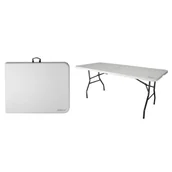 Meble ogrodowe - STÓŁ OGRODOWY SKŁADANY, DEDRA N1030 180X74X74CM - miniaturka - grafika 1