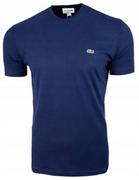 Koszulki męskie - ﻿Lacoste T-shirt koszulka męska granatowa 100% Bawełna r. L - miniaturka - grafika 1