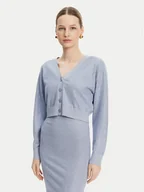 Swetry damskie - Guess Kardigan W5GR08 Z3MN2 Niebieski Regular Fit - miniaturka - grafika 1