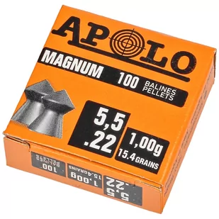 Śrut Apolo Magnum 5.5 mm, 100 szt. 1.00g/15.4gr (13001) - Amunicja do wiatrówek - miniaturka - grafika 1