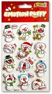 Szkolne artykuły papiernicze - Naklejki puffy Emotion Snowmen - miniaturka - grafika 1