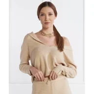 Swetry damskie - Patrizia Pepe Sweter | Regular Fit | z dodatkiem wełny - miniaturka - grafika 1