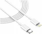 Kable USB - Kabel USB typ C - LIGHTNING Przewód USB-C LIGHTNING do Apple iPhone PD 3M - miniaturka - grafika 1