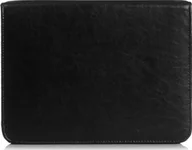 Teczki i aktówki - Solome SKÓRZANA AKTÓWKA TECZKA NA DOKUMENTY BIWUAR SOLOME A4 CZARNA - miniaturka - grafika 1