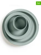 Sztućce dla dzieci - Elodie Details 3-częściowy zestaw naczyń w kolorze zielonym - miniaturka - grafika 1