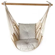 Fotele ogrodowe wiszące - Szara huśtawka na balkon, taras Z5-D08 - miniaturka - grafika 1