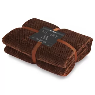 Koc Henry 150x200 Brązowy DecoKing - Koce i narzuty dla dzieci - miniaturka - grafika 2