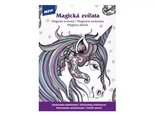 MFP Kolorowanka antystresowa  Zaczarowane zwierzęta 210x290/32strony - Zabawki kreatywne - miniaturka - grafika 1