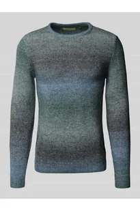 Sweter z dzianiny z okrągłym dekoltem model DANNIE - Blend - Swetry męskie - miniaturka - grafika 1