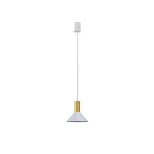 Nowodvorski Hermanos 8040 lampa wisząca zwis 1x10W GU10 biała - Lampy sufitowe - miniaturka - grafika 1